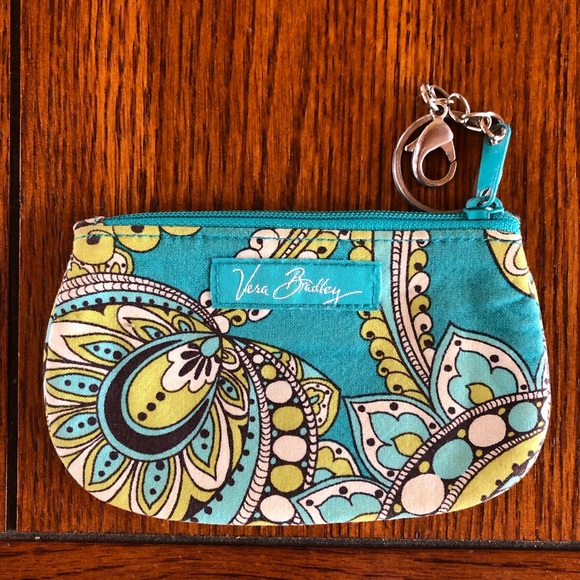 Vera Bradley Zip ID & Card Case with Key Ring - Picture 2 of 4